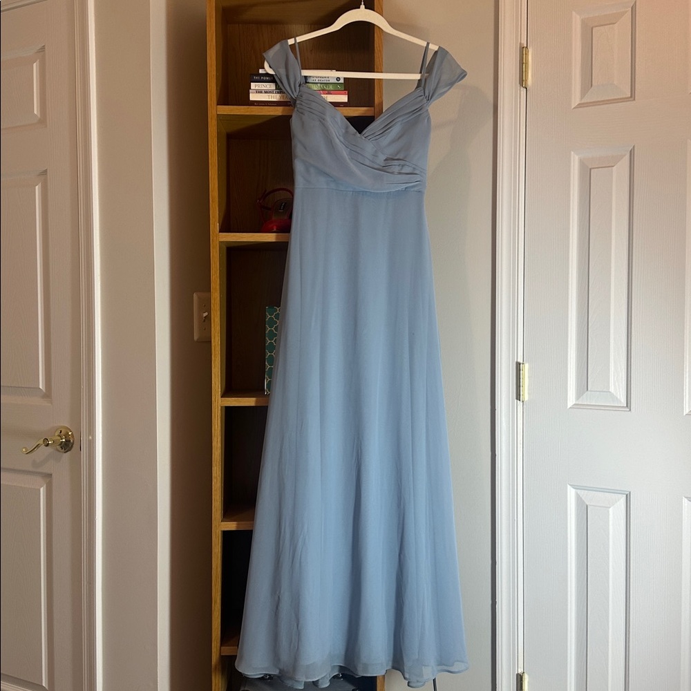 Birdy Grey Light Blue Maxi Dress